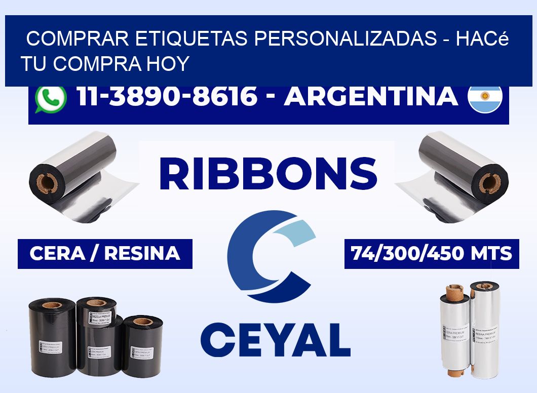 COMPRAR ETIQUETAS PERSONALIZADAS - Hacé tu compra hoy