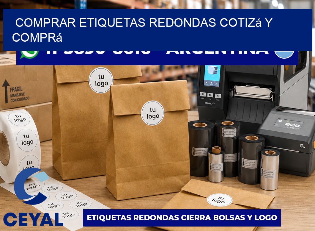 COMPRAR ETIQUETAS REDONDAS Cotizá y comprá