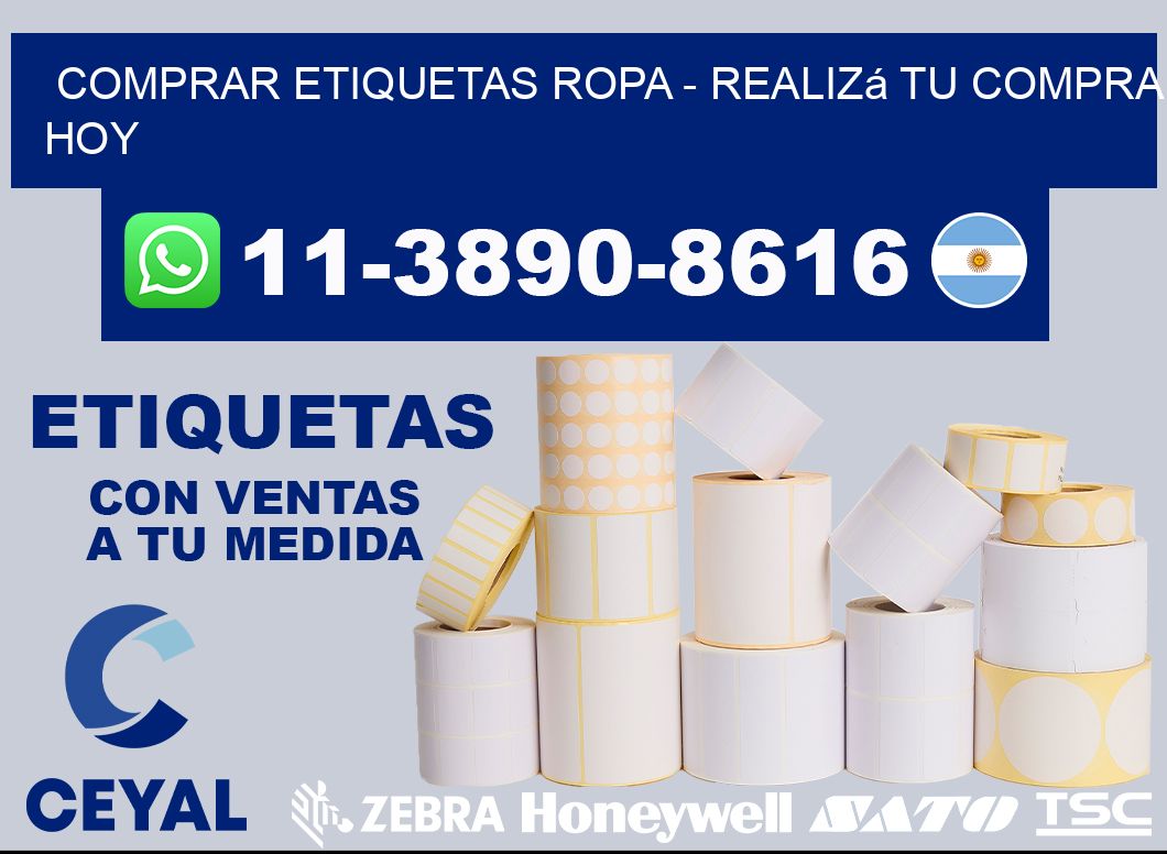 COMPRAR ETIQUETAS ROPA - Realizá tu compra hoy