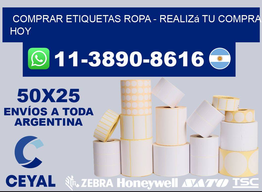 COMPRAR ETIQUETAS ROPA - Realizá tu compra hoy