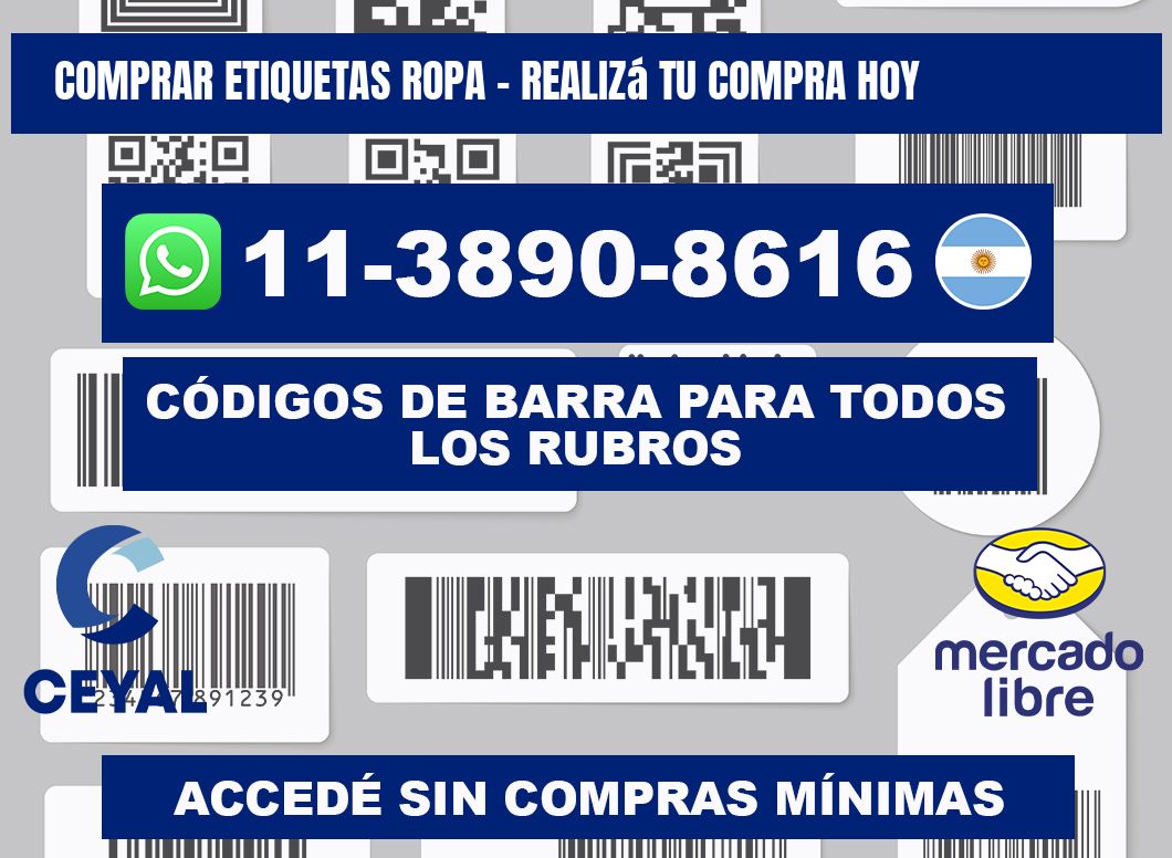 COMPRAR ETIQUETAS ROPA - Realizá tu compra hoy