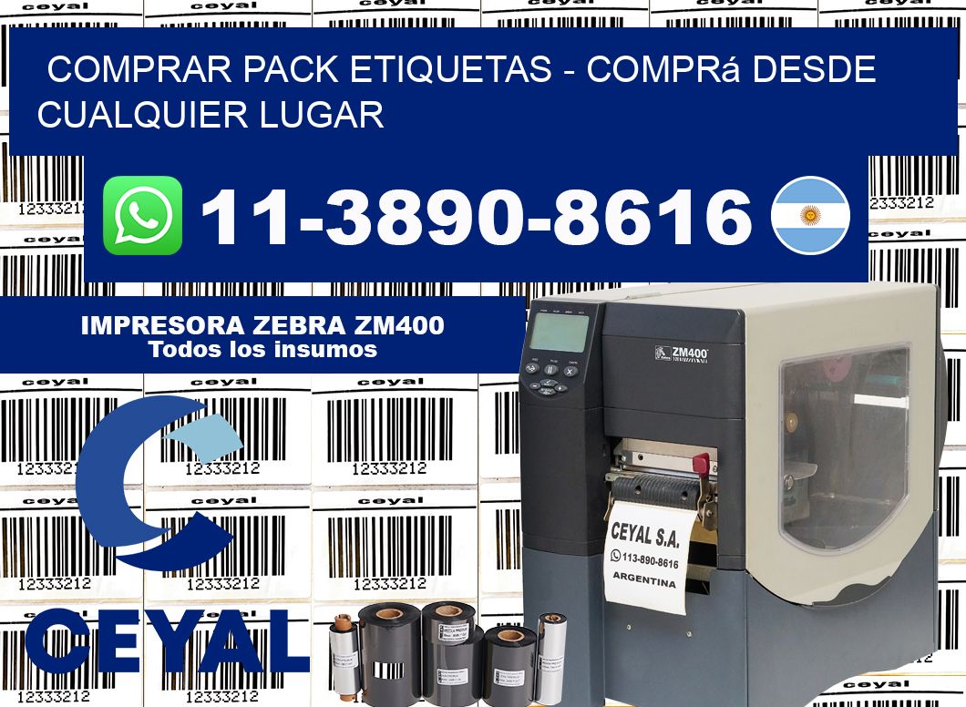 COMPRAR PACK ETIQUETAS – Comprá desde cualquier lugar