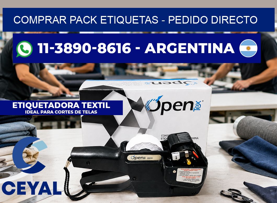 COMPRAR PACK ETIQUETAS - Pedido directo
