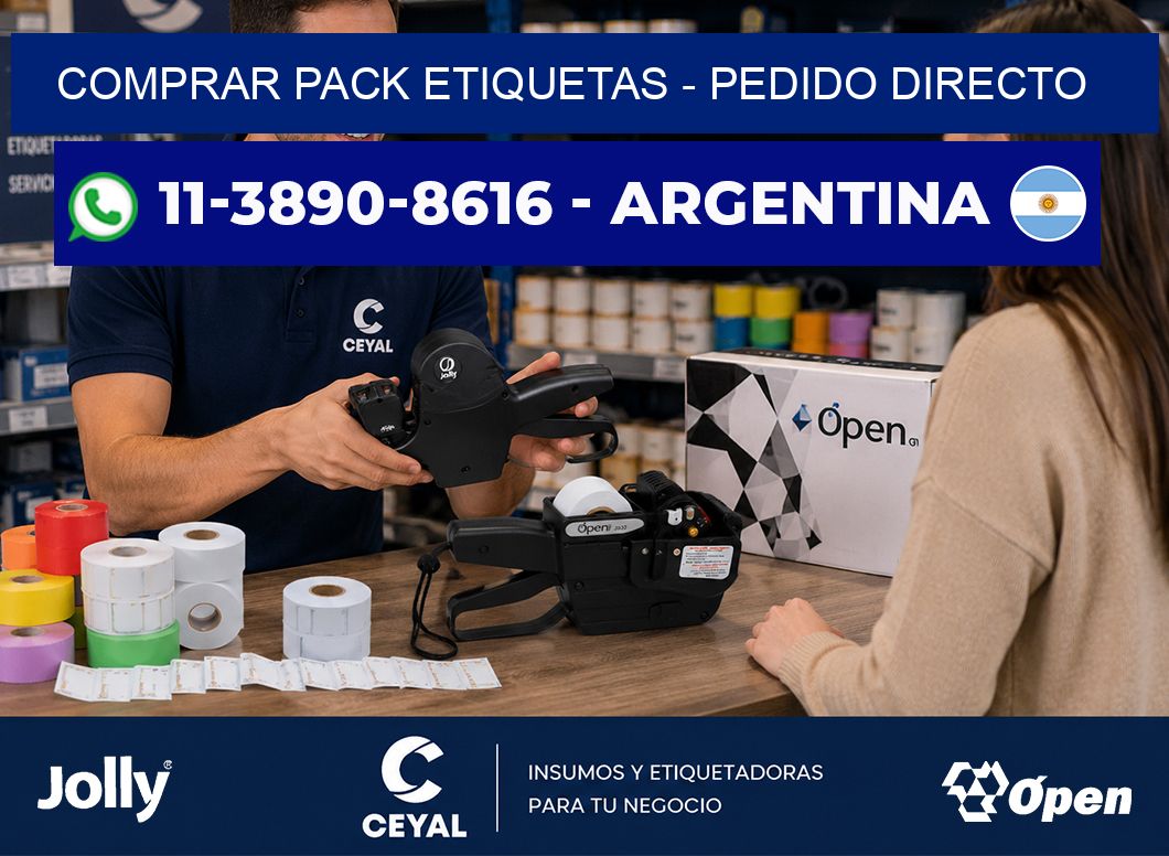 COMPRAR PACK ETIQUETAS - Pedido directo