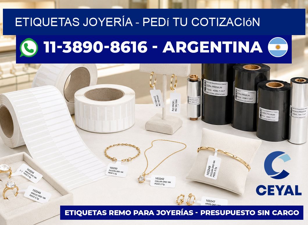 ETIQUETAS JOYERÍA – Pedí tu cotización