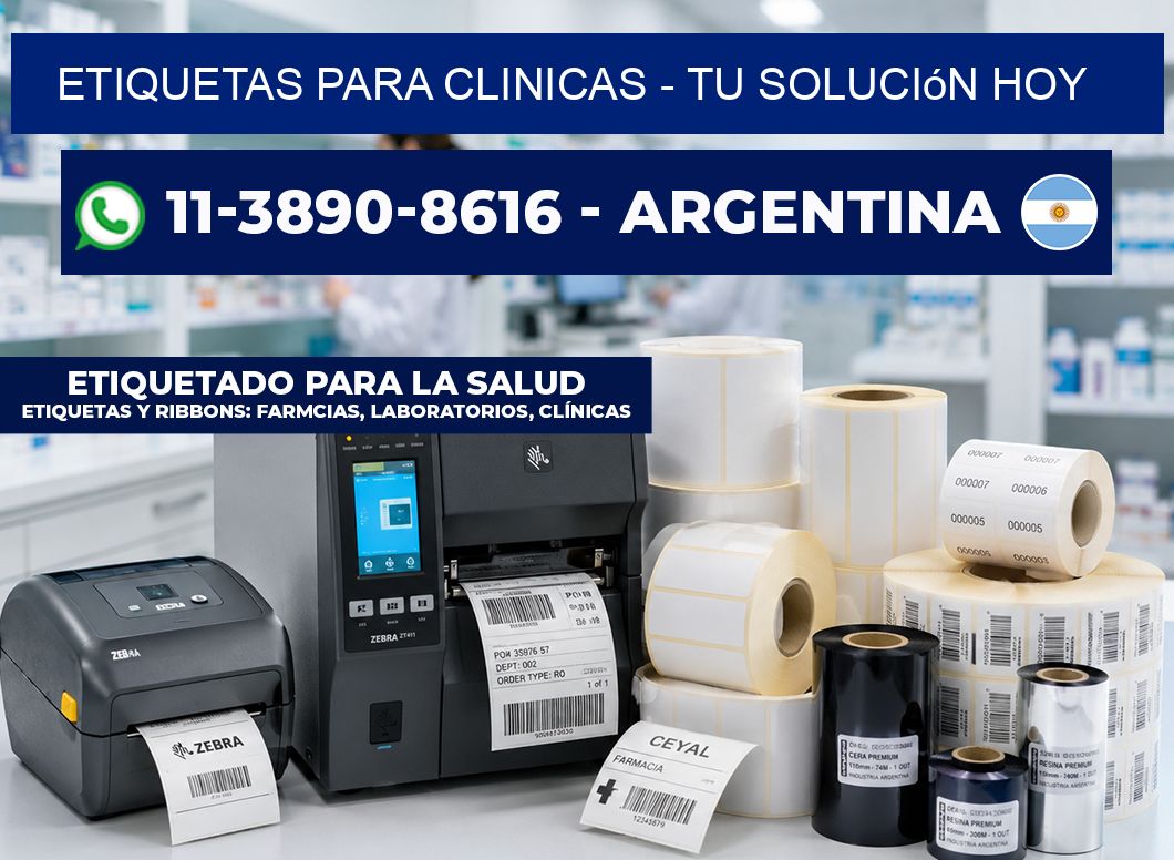 ETIQUETAS PARA CLINICAS – Tu solución hoy