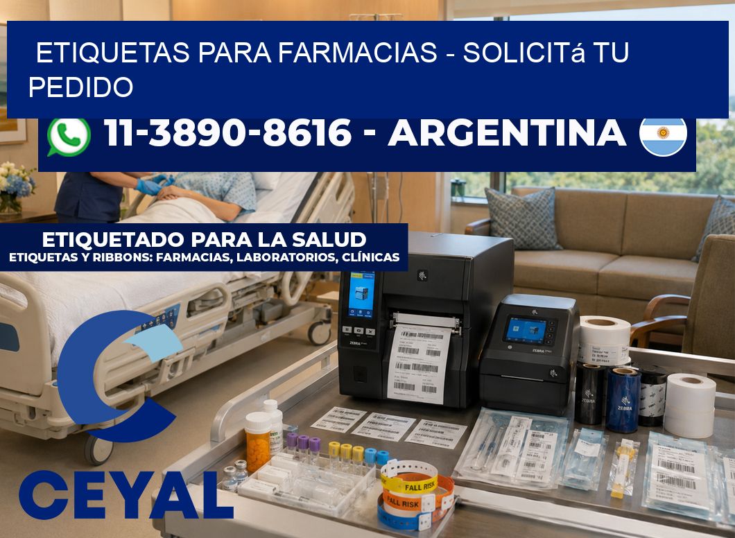 ETIQUETAS PARA FARMACIAS – Solicitá tu pedido