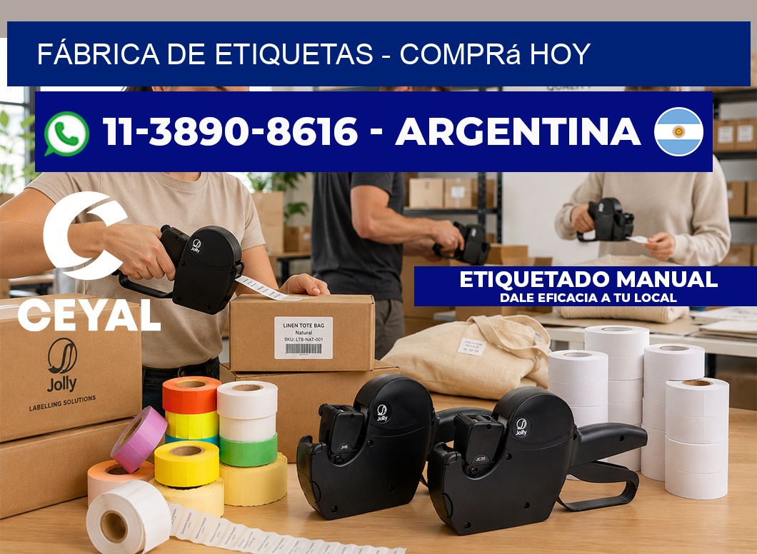 FÁBRICA DE ETIQUETAS - Comprá hoy