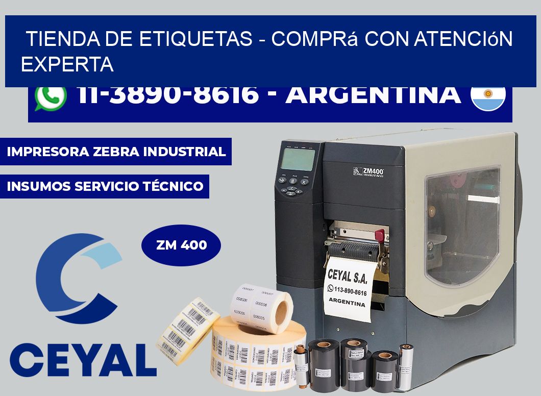 TIENDA DE ETIQUETAS - Comprá con atención experta