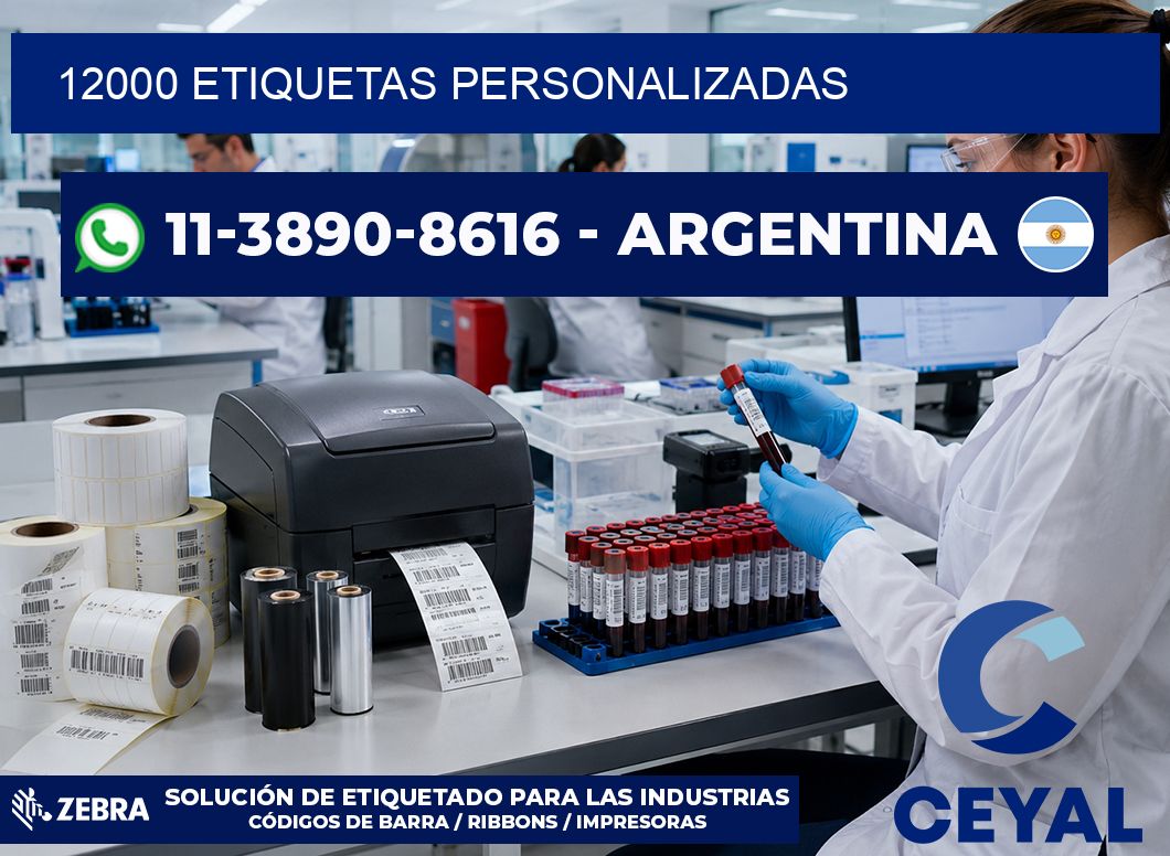 12000 ETIQUETAS PERSONALIZADAS
