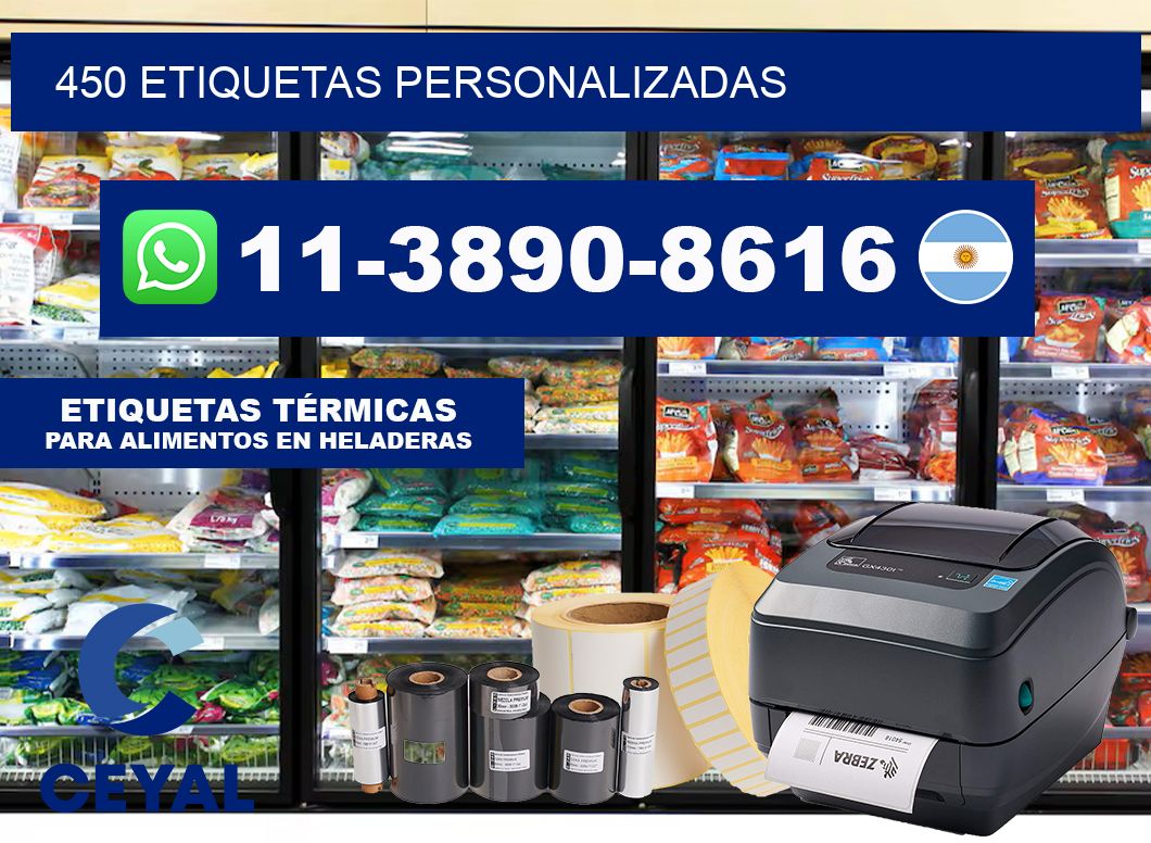 450 ETIQUETAS PERSONALIZADAS