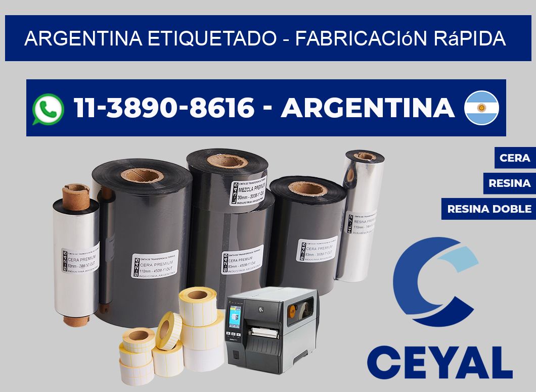 ARGENTINA ETIQUETADO - Fabricación rápida