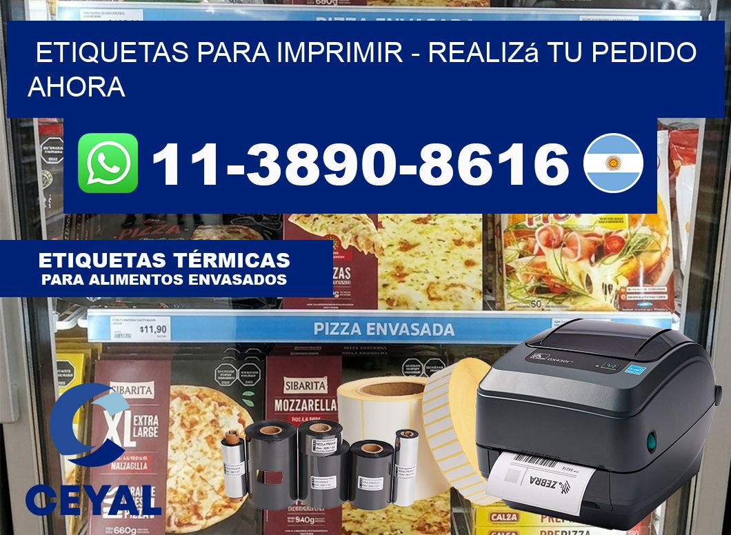 ETIQUETAS PARA IMPRIMIR – Realizá tu pedido ahora