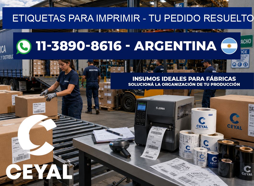 ETIQUETAS PARA IMPRIMIR – Tu pedido resuelto