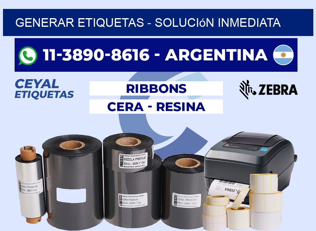 GENERAR ETIQUETAS - Solución inmediata