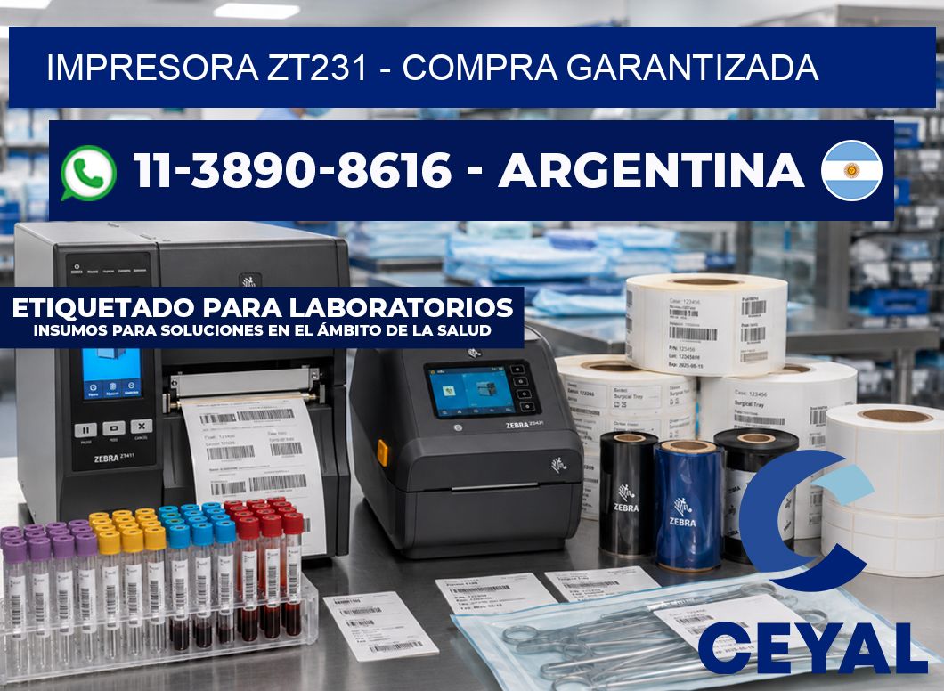 IMPRESORA ZT231 - Compra garantizada