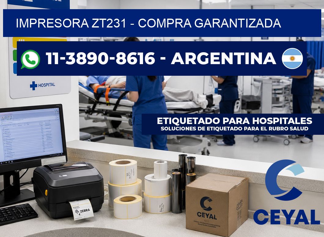 IMPRESORA ZT231 - Compra garantizada
