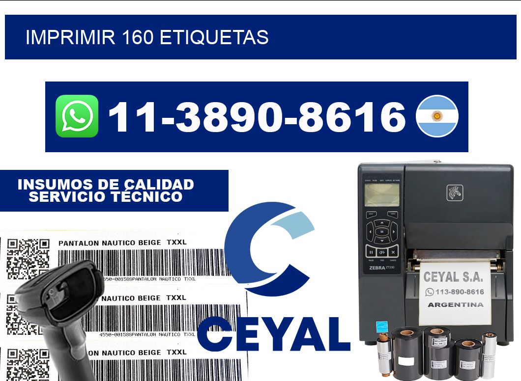 IMPRIMIR 160 ETIQUETAS
