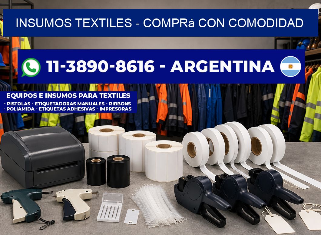 INSUMOS TEXTILES - Comprá con comodidad