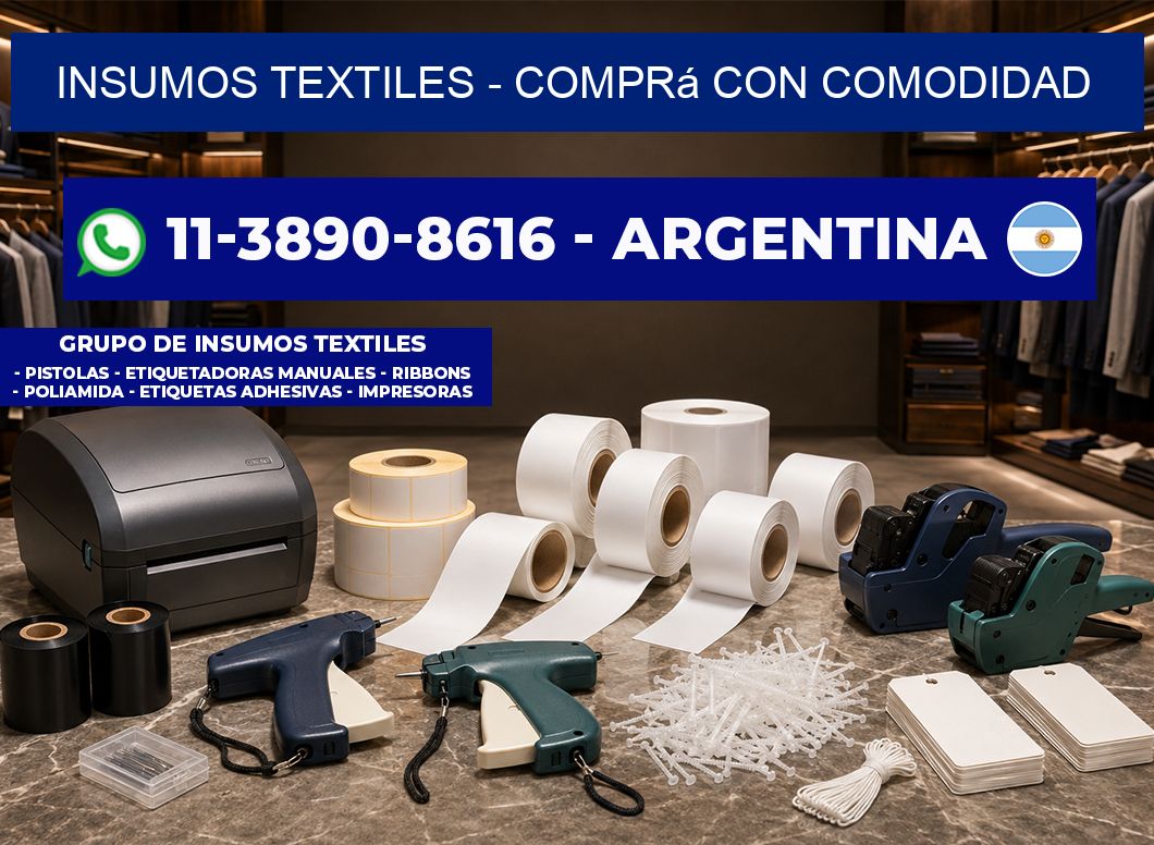 INSUMOS TEXTILES - Comprá con comodidad