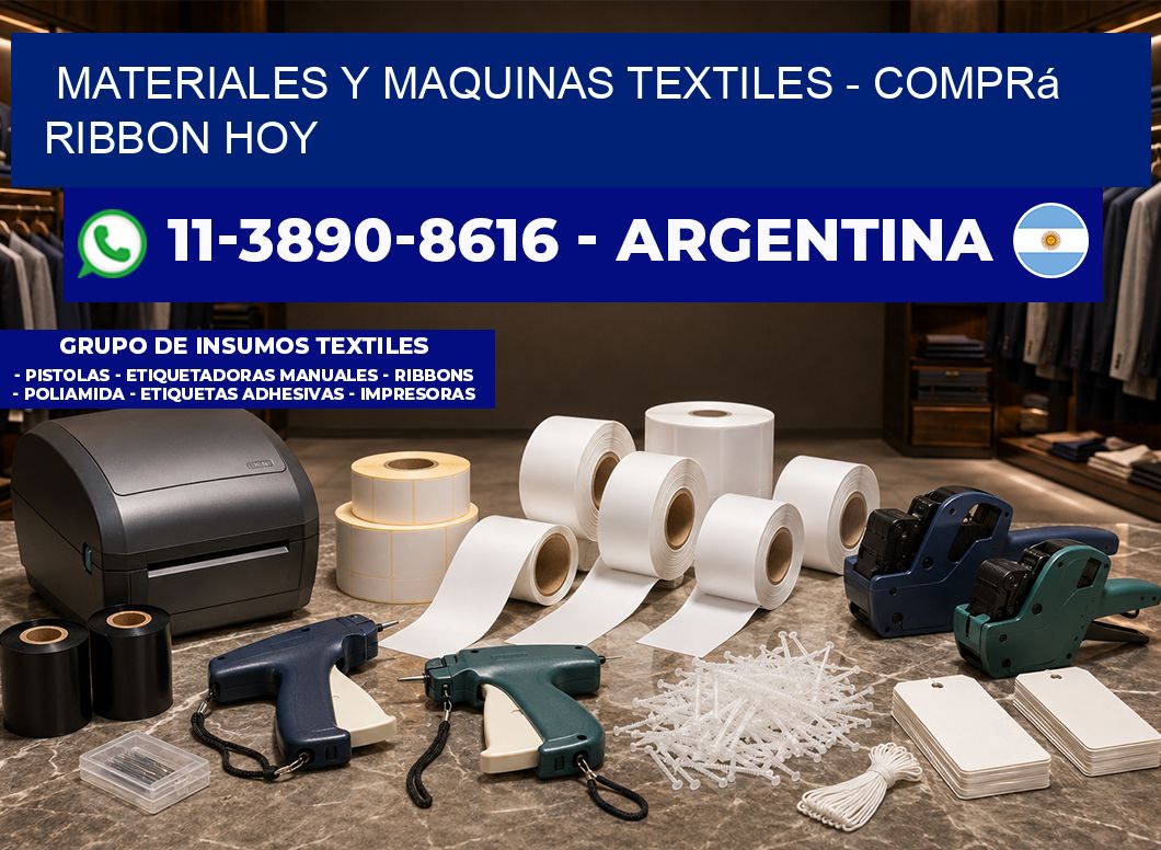 MATERIALES Y MAQUINAS TEXTILES - Comprá ribbon hoy