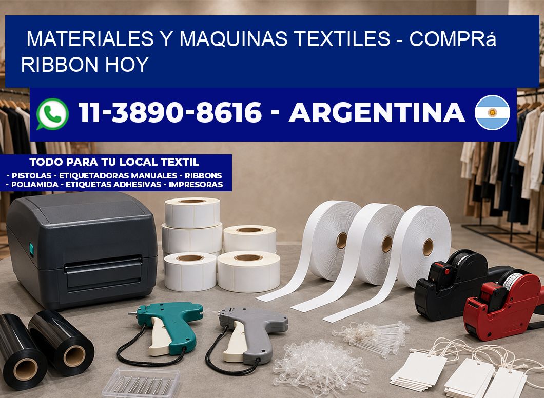 MATERIALES Y MAQUINAS TEXTILES - Comprá ribbon hoy