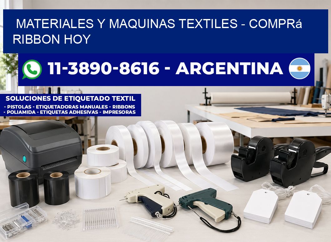 MATERIALES Y MAQUINAS TEXTILES - Comprá ribbon hoy