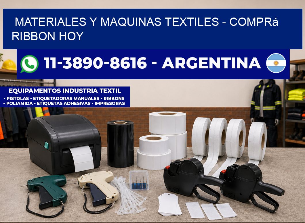 MATERIALES Y MAQUINAS TEXTILES – Comprá ribbon hoy