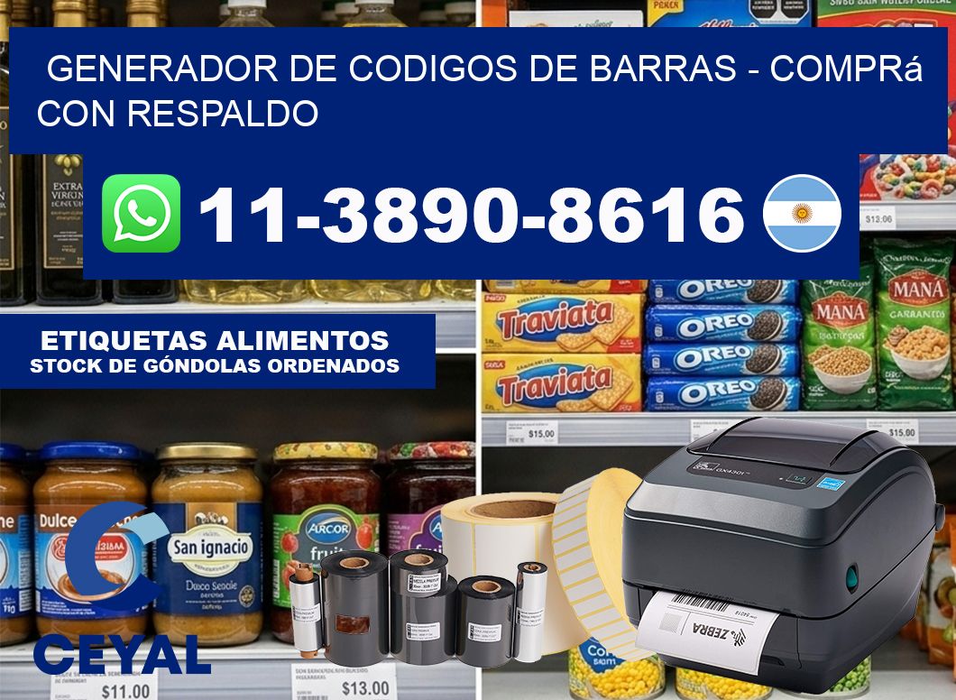 generador de codigos de barras – Comprá con respaldo