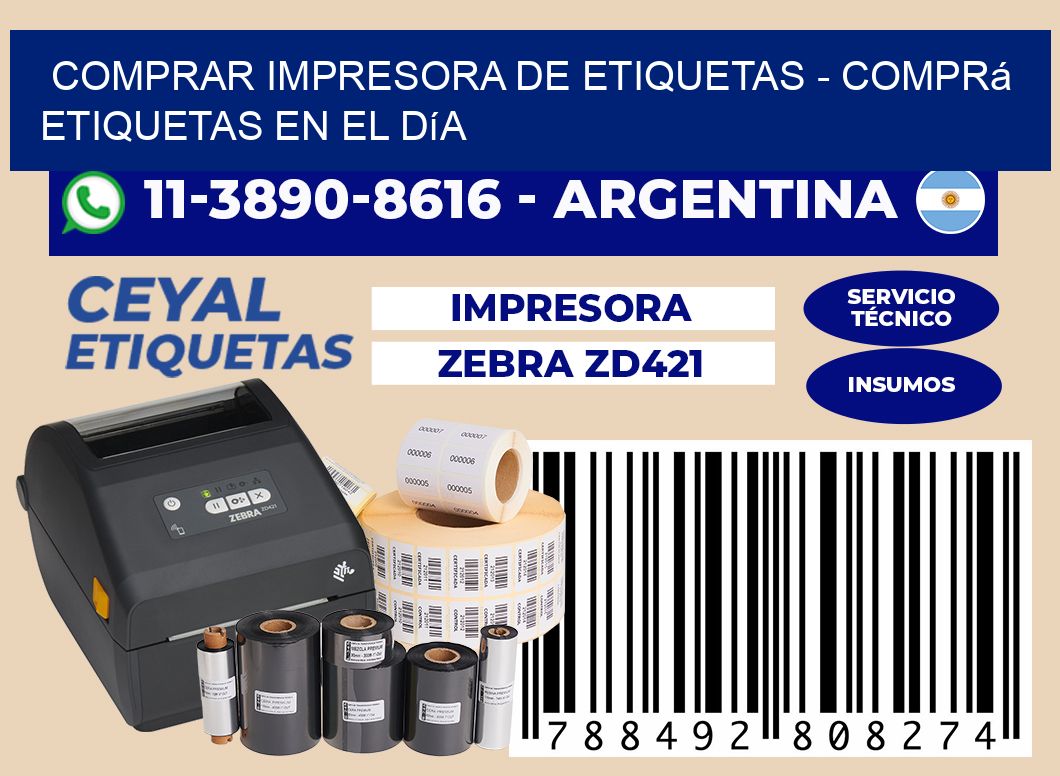 COMPRAR IMPRESORA DE ETIQUETAS - Comprá etiquetas en el día