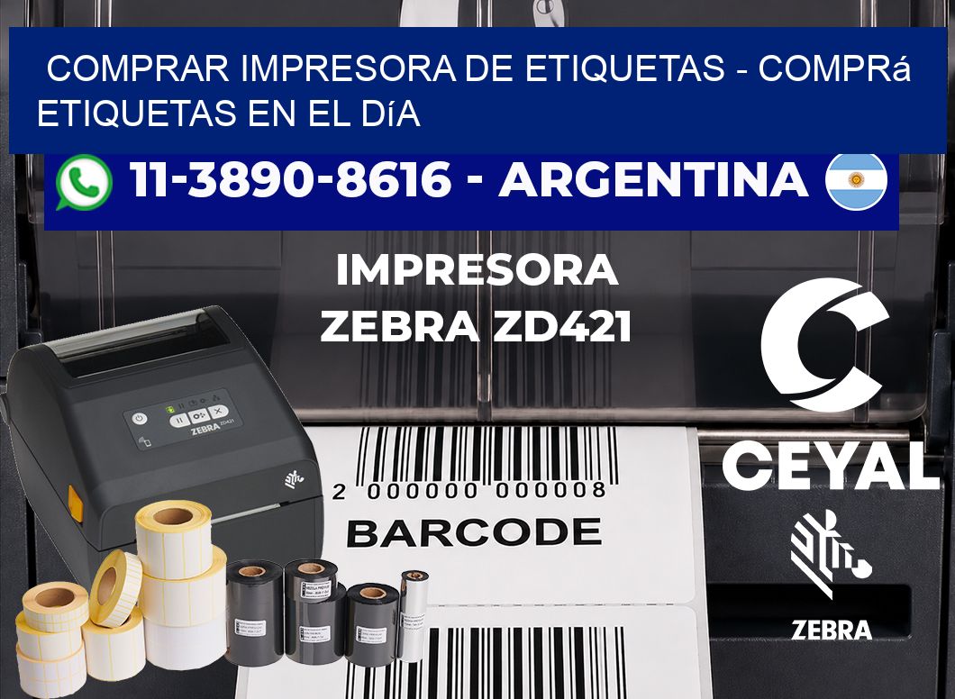 COMPRAR IMPRESORA DE ETIQUETAS - Comprá etiquetas en el día