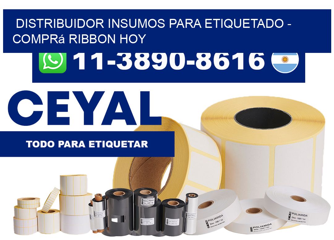 DISTRIBUIDOR INSUMOS PARA ETIQUETADO - Comprá ribbon hoy