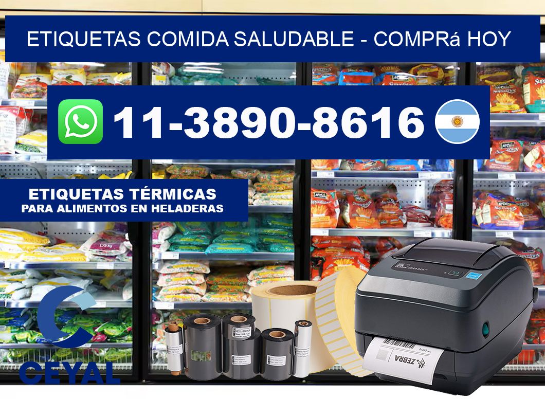 ETIQUETAS COMIDA SALUDABLE – Comprá hoy