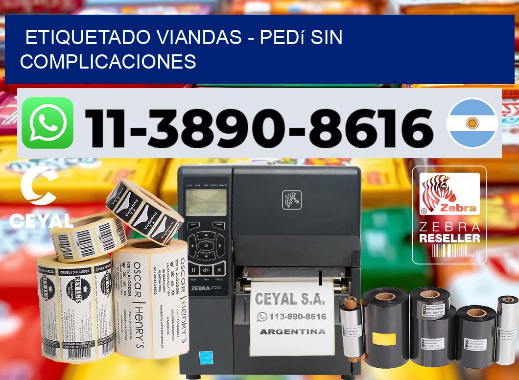 Etiquetado viandas - Pedí sin complicaciones