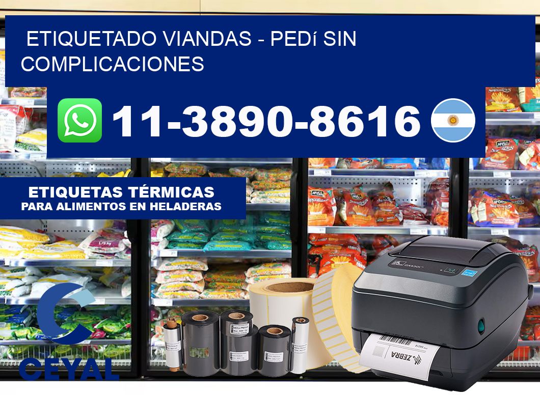 Etiquetado viandas – Pedí sin complicaciones