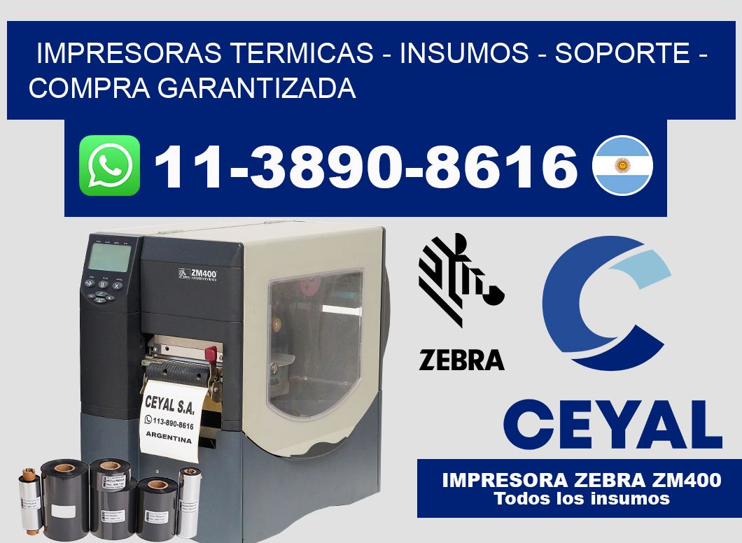 IMPRESORAS TERMICAS - INSUMOS - SOPORTE - Compra garantizada