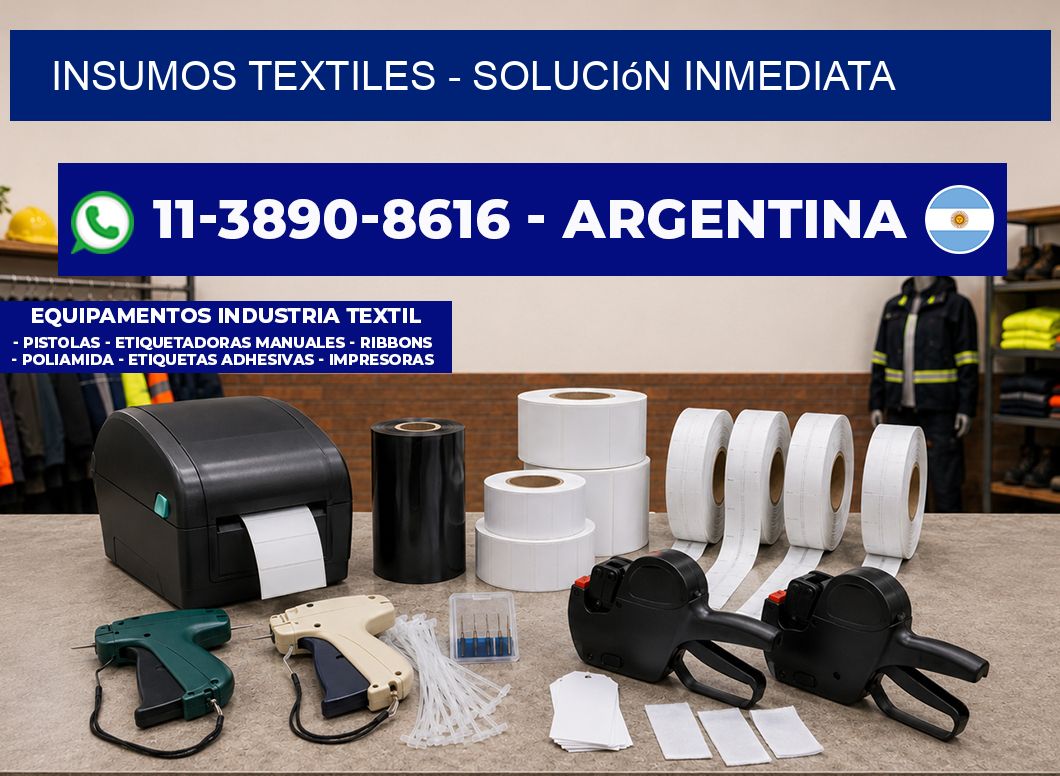 INSUMOS TEXTILES - Solución inmediata