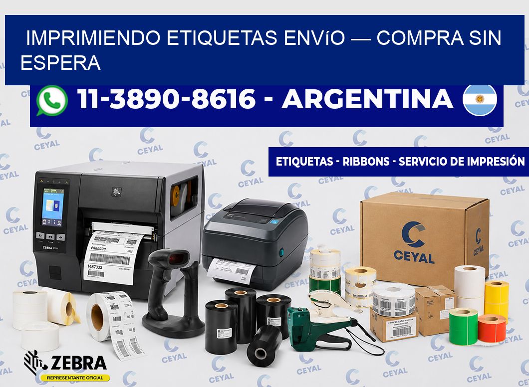 Imprimiendo etiquetas envío — Compra sin espera