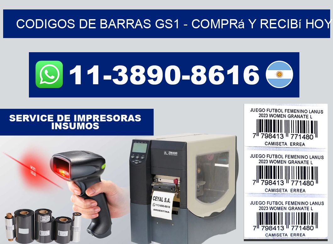 codigos de barras gs1 - Comprá y recibí hoy