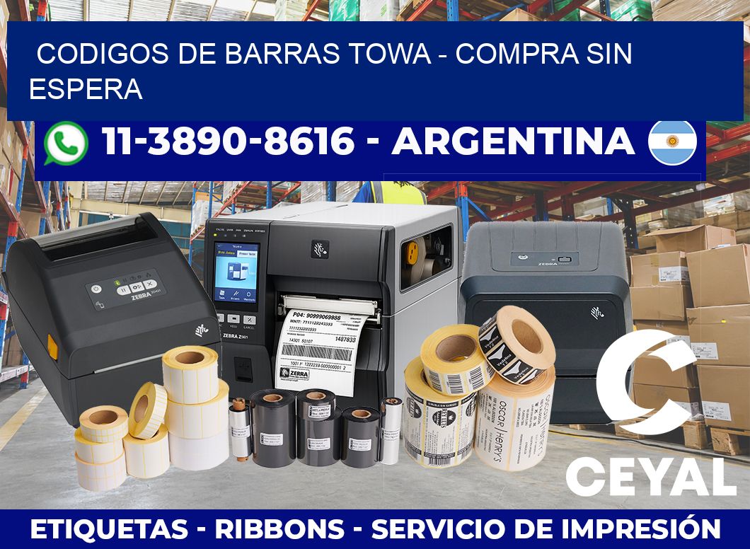 codigos de barras towa - Compra sin espera