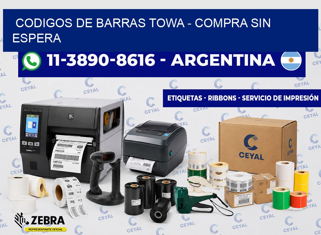 codigos de barras towa – Compra sin espera
