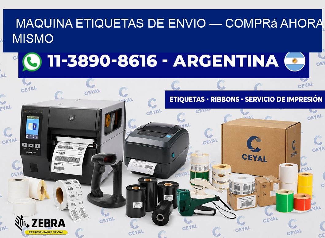 maquina etiquetas de envio — Comprá ahora mismo
