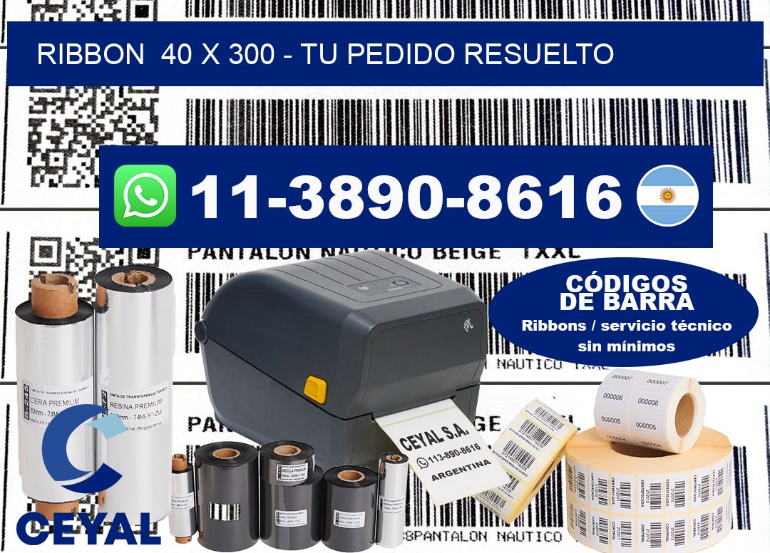 ribbon 40 x 300 - Tu pedido resuelto
