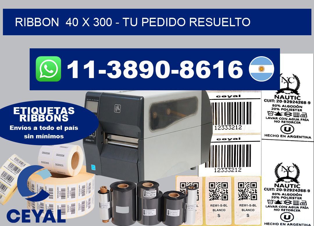 ribbon 40 x 300 - Tu pedido resuelto