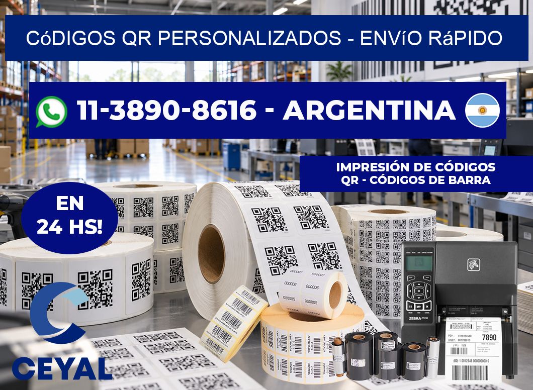 Códigos QR Personalizados - Envío rápido