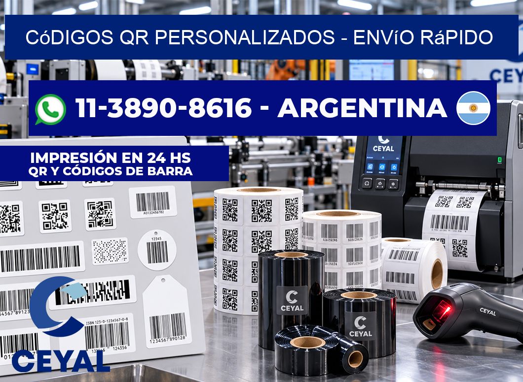 Códigos QR Personalizados - Envío rápido