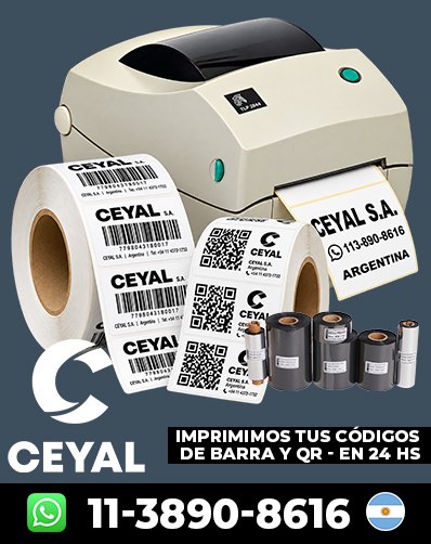 Códigos de barras Personalizados - Envío inmediato