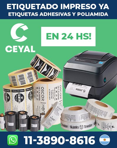 ETIQUETADORA ZEBRA COMODORO RIVADAVIA CHUBUT ARGENTINA
