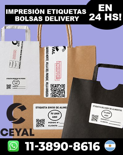 Etiquetas para Modelos, Colores y Talles argentina