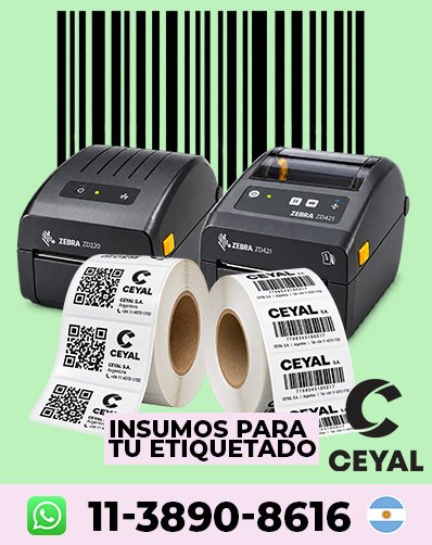 Impresora térmica para etiquetas textiles ZEBRA ZT420